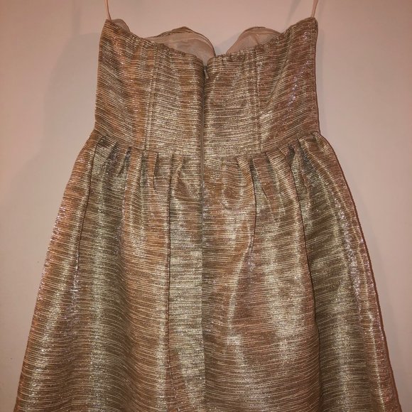 Holiday Dress Gold metallic.NWT - Picture 4 of 5